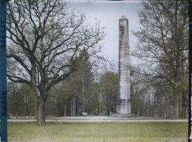 Image représentant L'obélisque de Meyrier commémorant la Bataille de Morat