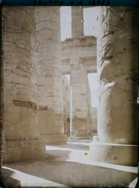 Image représentant Colonnade de la grande salle hypostyle du temple d'Amon Râ
