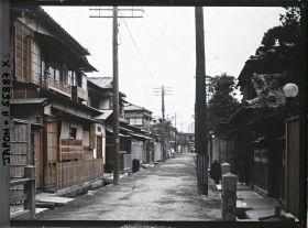 Image représentant Maisons de thé d'un quartier spécialisé (Asakusa ?)