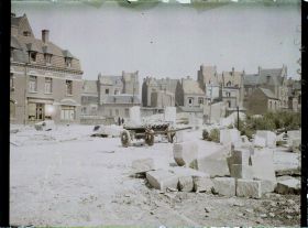 Image représentant France, Béthune, Reconstructions dans le quartier St Vaast
