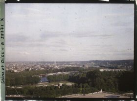 Image représentant Boulogne à l'aube, vu depuis le parc