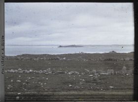 Image représentant La presqu'île de la Torche vue de la presqu'île de Porz-Carn.