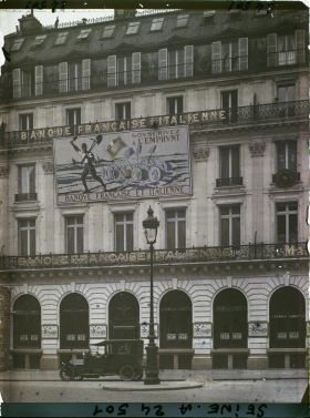 Image représentant L'emprunt national de 1920 à la Banque Française et Italienne, 12 rue Halévy