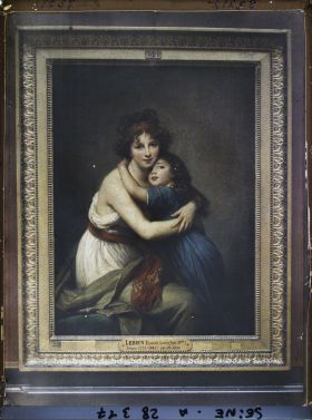 Image représentant Madame Vigée-Le Brun et sa fille, Jeanne-Lucie-Louis, dite Julie, Elisabeth-Louise Vigée-Le Brun, musée du Louvre