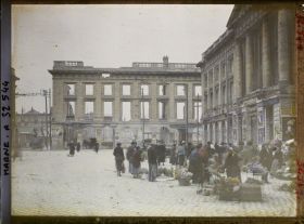 Image représentant France, Reims, Marché aux fleurs, Place Royale