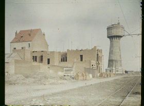 Image représentant Belgique, Zeebrugge, Le Château d'Eau reconstruit en 4 mois