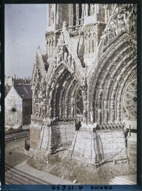 Image représentant France, Reims, Façade de la Cathédrale