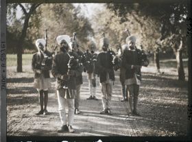 Image représentant Fanfare pendant la cérémonie du jubilé célébrant les cinquante ans de règne du maharajah Jagatjit Singh