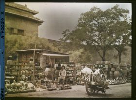 Image représentant Chaoyangmen (" porte Face au Levant ") ou bien Xuanwumen (" porte de la Proclamation de la Prouesse Martiale ") ?