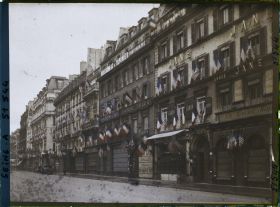 Image représentant Décorations rue de la Paix pour le 9ème congrès de la Légion Américaine (American Legion)
