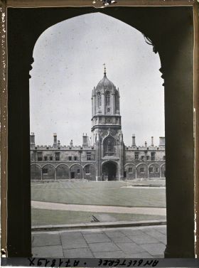 Image représentant Vue de la cour de Christ Church College