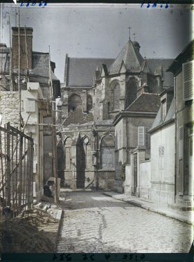 Image représentant France, Compiègne, Abside de l'Eglise St Jacques remise en état