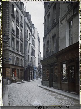 Image représentant La rue Saint-Séverin et la rue Zacharie, actuelle rue Xavier-Privas