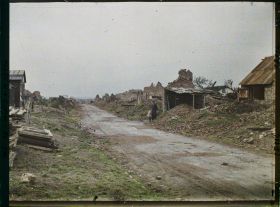 Image représentant France, Méricourt, La rue principale vue vers Lens