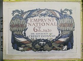 Image représentant Affiche de l'emprunt national de 1920, Crédit lyonnais