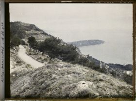 Image représentant Vue panoramique vers le cap Martin, depuis la route de corniche