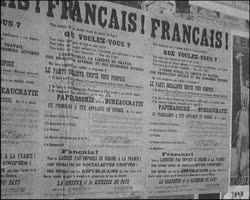 Image représentant Affiches sur les murs de Paris