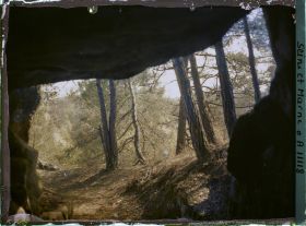 Image représentant France, Fontainebleau, Orage du 8 juillet, Eclairage à minuit
