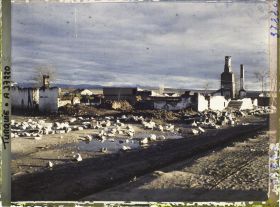 Image représentant Turquie, Ouchak, Vue des ruines au Soleil Couchant