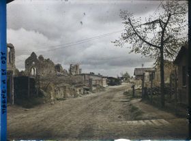 Image représentant France, Brimont, Entrée du Village