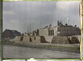 Image représentant Belgique, Langemank, Abside de l'Eglise en Construction