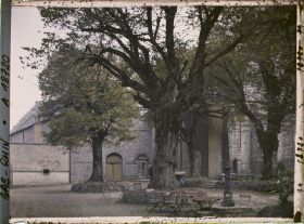 Image représentant France, Ste Odile, La première cour du couvent