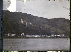 Image représentant Allemagne, Oberlahnstein, Vu vers Capellen et le Stolzenfels