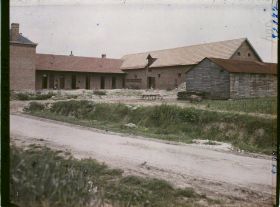 Image représentant France, Givenchy, Grande ferme reconstruite