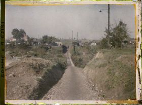 Image représentant Somme, Péronne, Un quartier de baraquements de bois