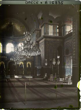 Image représentant Grèce, Salonique, Intr de l'Eglise Ste Sophie