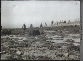 Image représentant Les cromlechs d'Er Lannic à marée basse