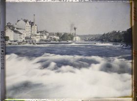 Image représentant Les rapides du Rhin en aval de Schaffhouse