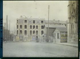 Image représentant France, Reims, Dans le faubourg de Laon, près l'Eglise St Thomas
