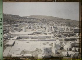Image représentant Grèce, Delos, Ensemble sur les Propylées et l'Avenue des Processions