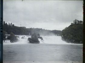 Image représentant Les chutes du Rhin vues du Schlössli Wörth