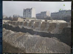 Image représentant Le démantèlement des fortifications au niveau de la porte d'Auteuil