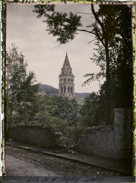 Image représentant France, Munster, Le Clocher du Temple à Münster