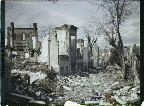 Image représentant Turquie, Smyrne, Incendie de Smyrne en Septembre 1922, Une rue même quartier