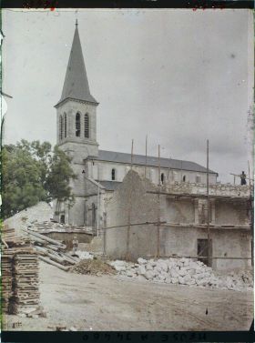 Image représentant France, Dompcervin, Reconstructions et l'Eglise remise en état