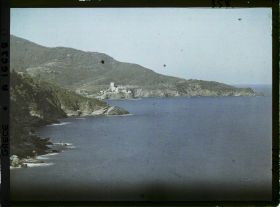 Image représentant Turquie, Mont Athos, Stravonikita, La Cote nord de la presqu'ile dans la Direction de Pantokrator
