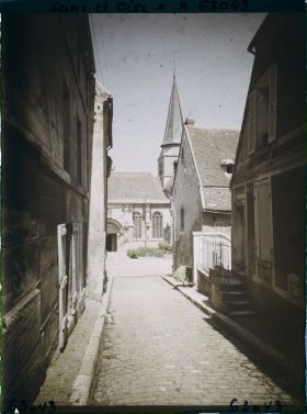 Image représentant Ile de France, Magny-en-Vexin, La rue de l'Eglise