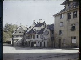 Image représentant Des maisons aux abords de la Spalentor (porte Saint-Paul)