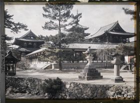 Image représentant Temple Hôryû-ji : vue d'ensemble