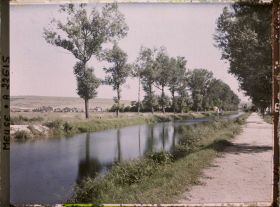 Image représentant France, Bras , Ruines du Village de Bras, Canal de l'Est et Côte de Froide Terre
