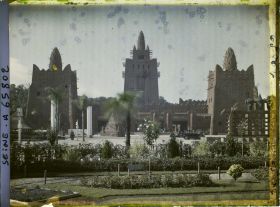 Image représentant L'Exposition Coloniale Internationale de 1931, le pavillon de l'AOF (Afrique occidentale française)