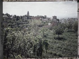 Image représentant Vue de l'Alhambra prise depuis les jardins du Generalife