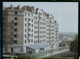 Image représentant Construction d'habitations à bon marché (HBM), 42 à 56 boulevard Mortier, près de la porte de Bagnolet