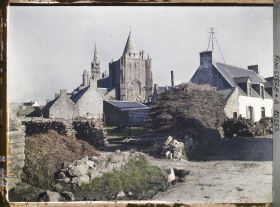 Image représentant Village et église Saint-Nonna