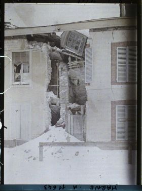 Image représentant France, Reims, Maisons détruites Boulevard Jamin