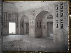 Image représentant L'intérieur de la tour du Jasmin (Musamman Burj) dans le fort Rouge (Lal Qila)